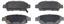 Disc Brake Pad Set WB MX995