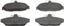 Disc Brake Pad Set WB PD347A