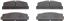 Disc Brake Pad Set WB PD54