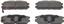 Disc Brake Pad Set WB PD580A