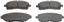 Disc Brake Pad Set WB PD721