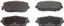 Disc Brake Pad Set WB PD871