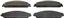 Disc Brake Pad Set WB QC1070