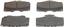 Disc Brake Pad Set WB QC436A