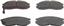 Disc Brake Pad Set WB QC484