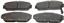 Disc Brake Pad Set WB QC617