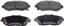 Disc Brake Pad Set WB QC619