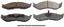 Disc Brake Pad Set WB QC712