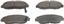 Disc Brake Pad Set WB QC764