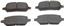 Disc Brake Pad Set WB QC956