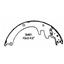 Drum Brake Shoe WB Z451AR