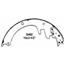 Drum Brake Shoe WB Z452AR