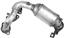 Exhaust Manifold with Integrated Catalytic Converter WK 16392