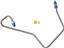 Power Steering Pressure Line Hose Assembly ZP 352042