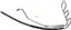 1994 Buick Regal Power Steering Return Line Hose Assembly ZP 365429