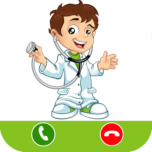Doctor de niños llamada broma
