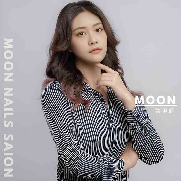 南投市美甲店 Moon Nails Salon打造夢幻指尖