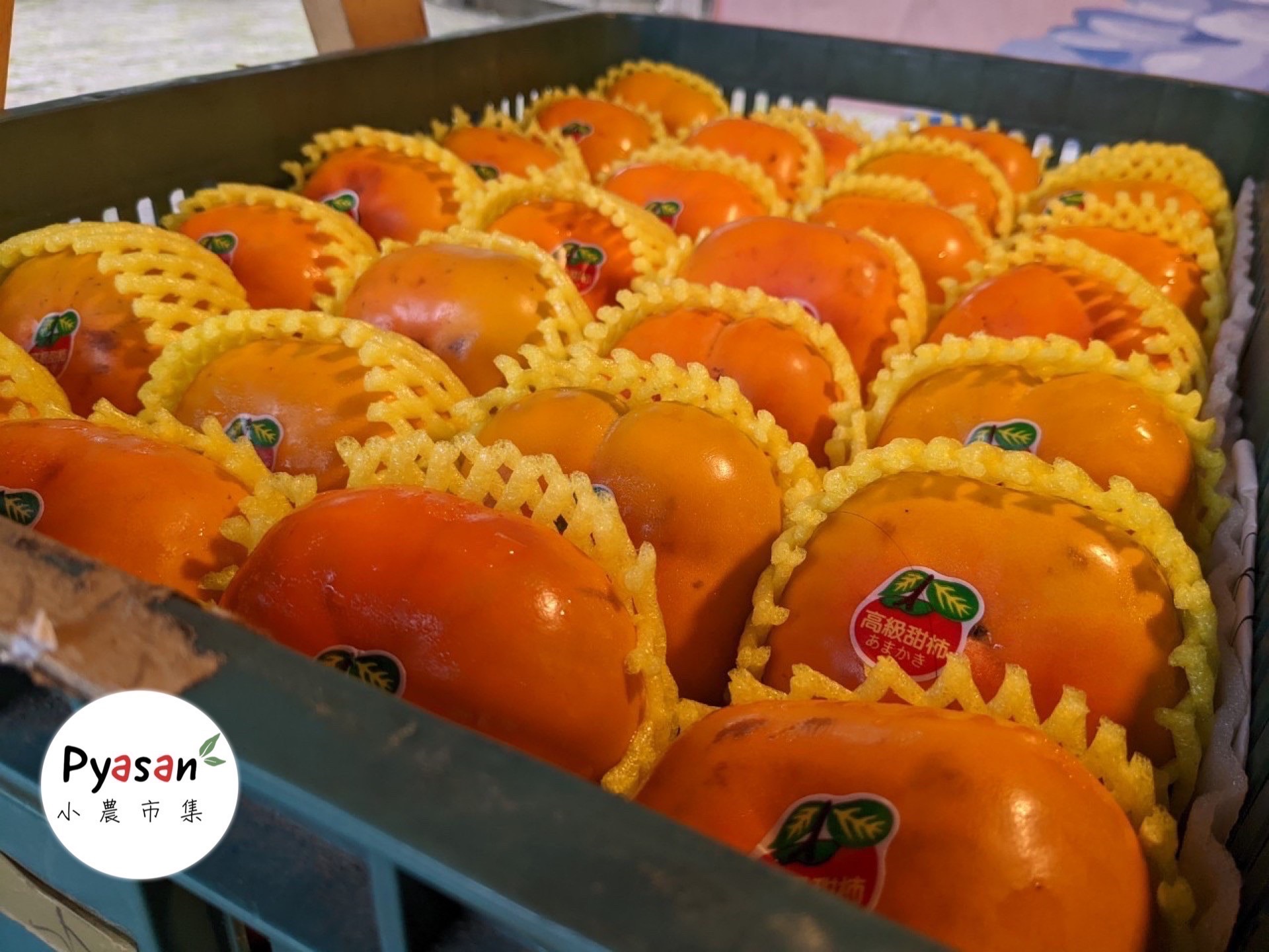 桃園復興Pyasan市集 拉拉山甜柿品質掛保證