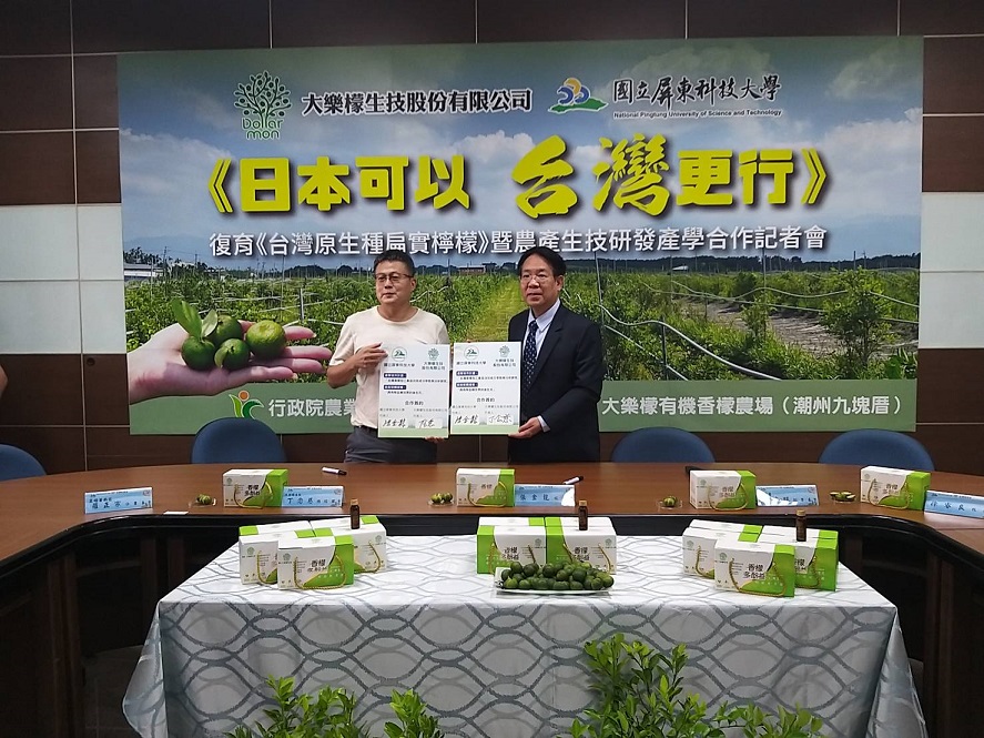 台灣香檸復育有成 生技研發相關食品、銷售可期