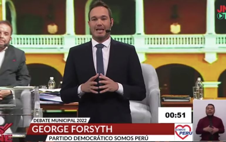 George Forsyth: “El comercio ambulatorio jamás es un delito”