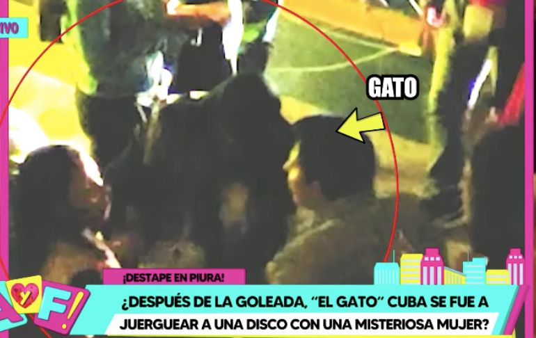 ‘Gato’ Cuba baila apasionadamente con joven en discoteca de Piura mientras su novia embarazada estaba en Lima