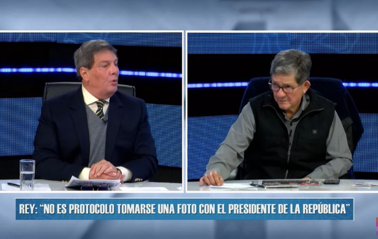 Rafael Rey y Barba Caballero debaten sobre fotografía de Pedro Castillo con las Fuerzas Armadas [VIDEO]