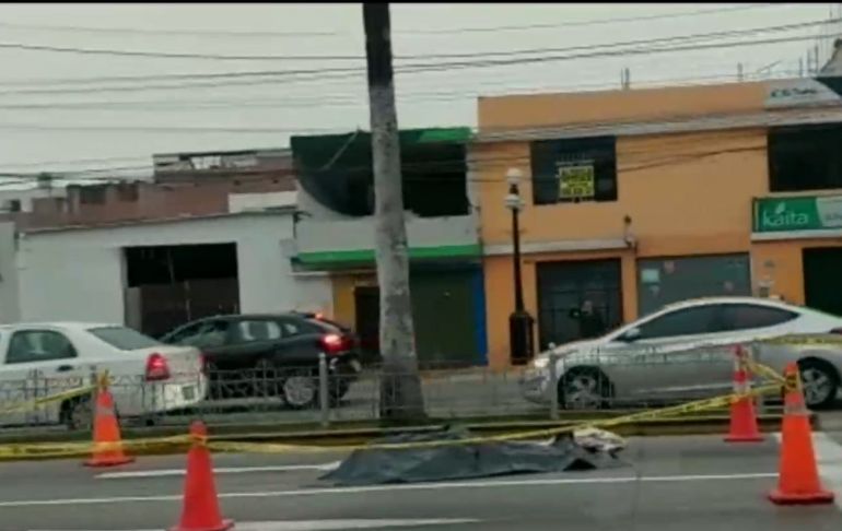 Chorrillos: motociclista falleció en violento accidente de tránsito