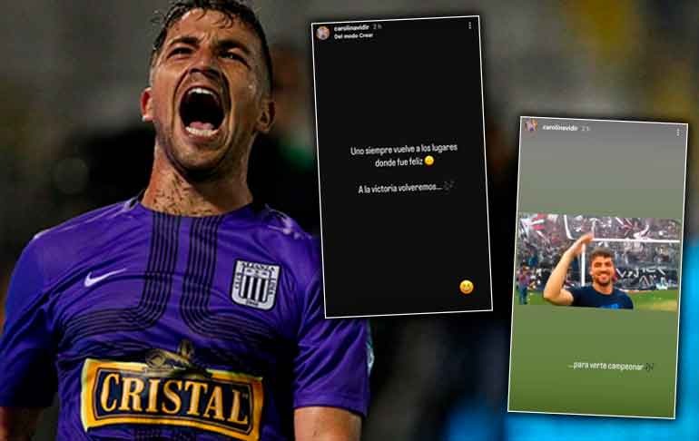 Alianza Lima: esposa de Gabriel Costa confirma su regreso al club blanquiazul