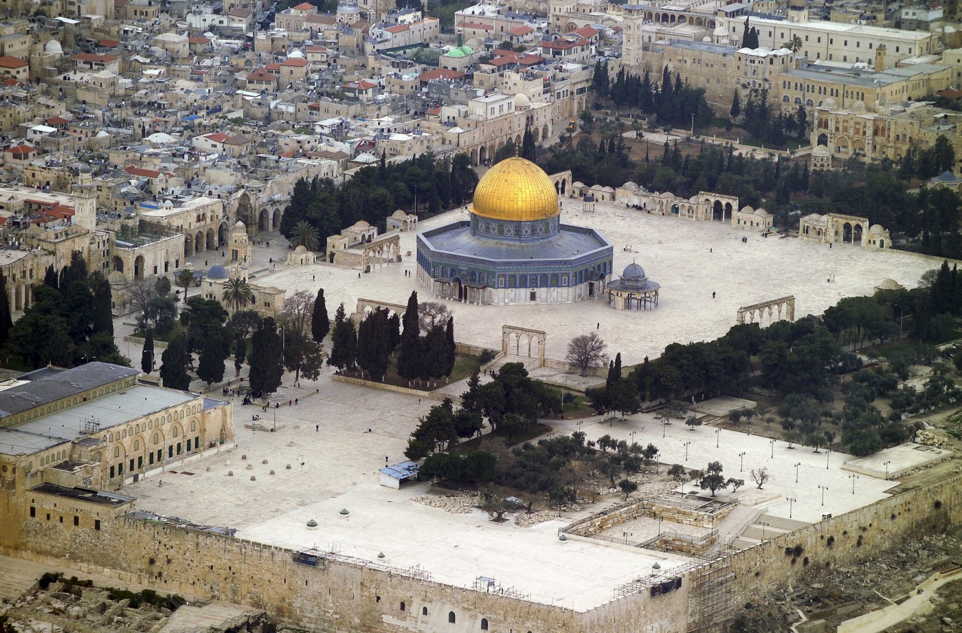 The Dome of the Rock on the Temple Mount site.