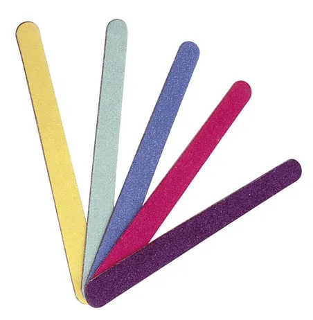 Set of 6 Wooden Manicure Files 12CM