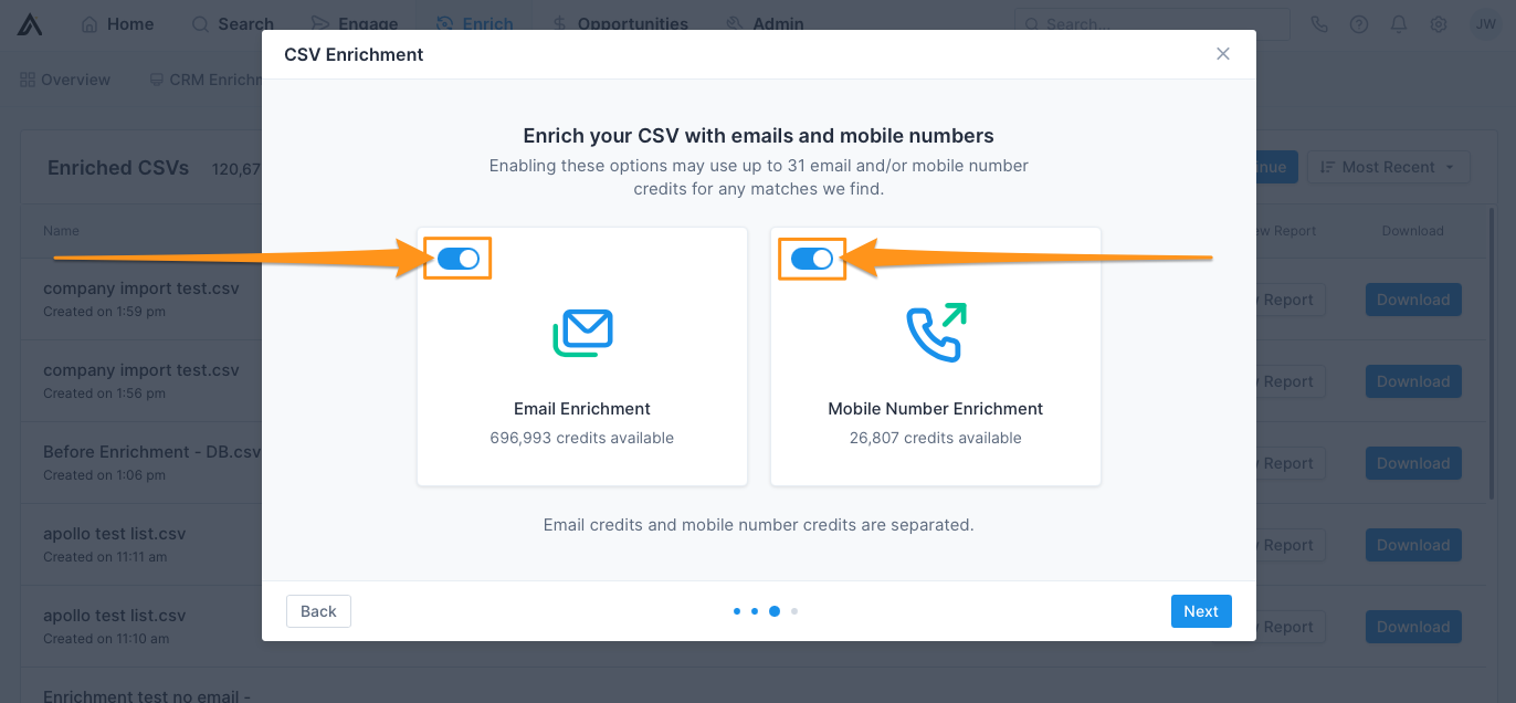 CSV - Mobile