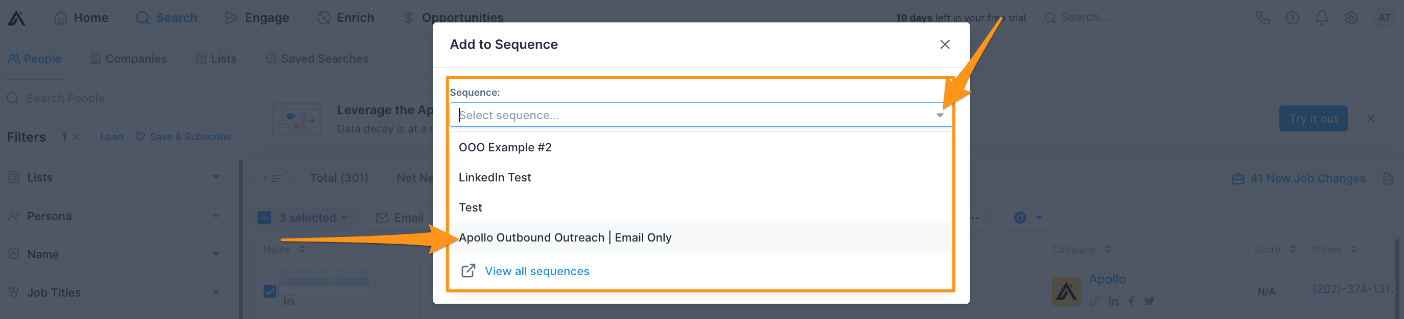 Create and Edit Sequence Sending Schedules – Apollo.io