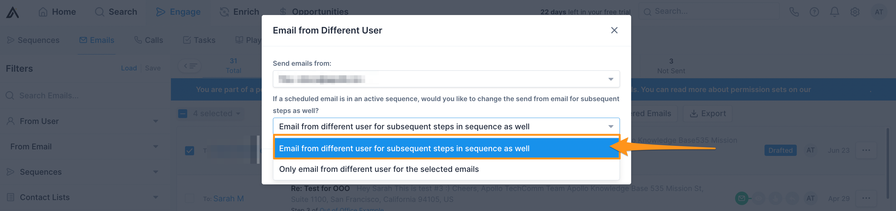 Create and Edit Sequence Sending Schedules – Apollo.io