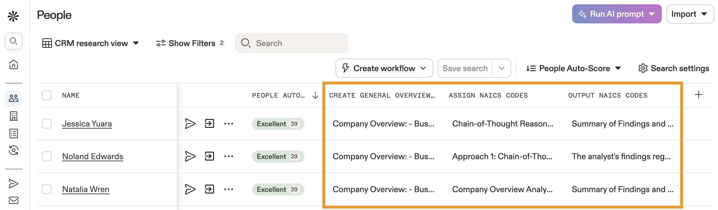An example power-up analyzing a company's priorities to determine alignment
