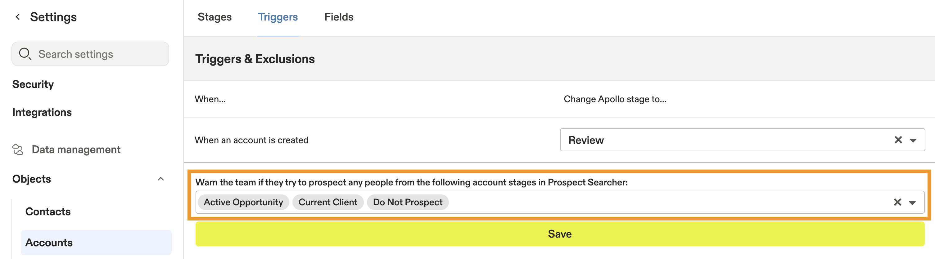 Email trigger is shown