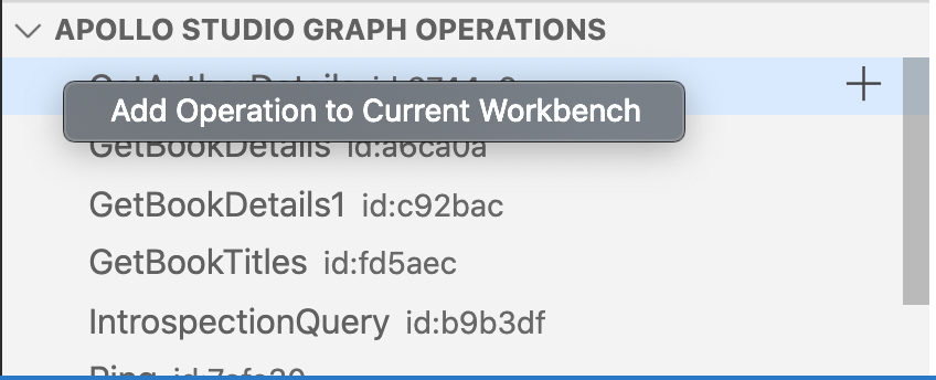 Add Operation from Studio