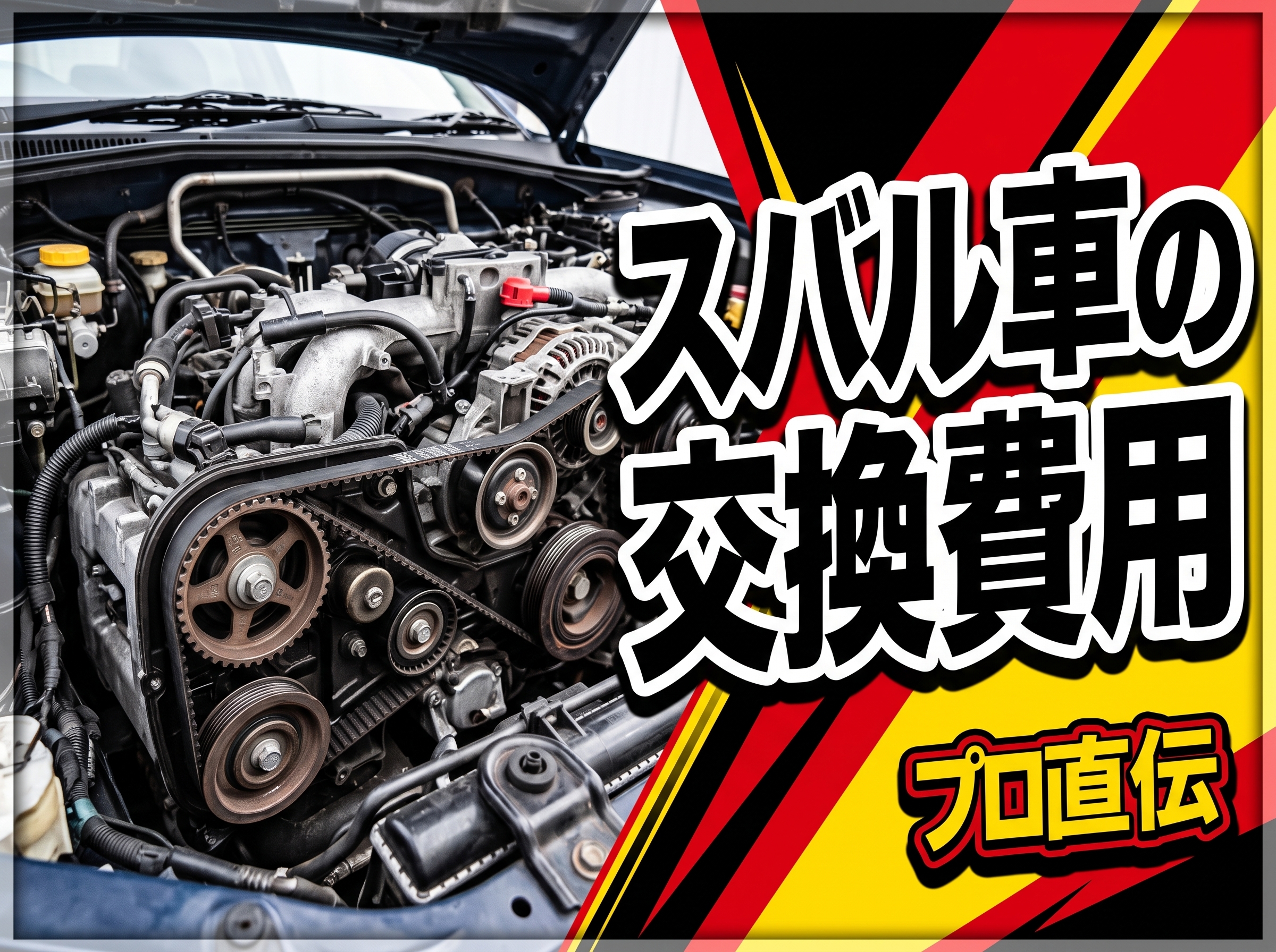 スバル車のタイミングベルト/チェーン交換費用
