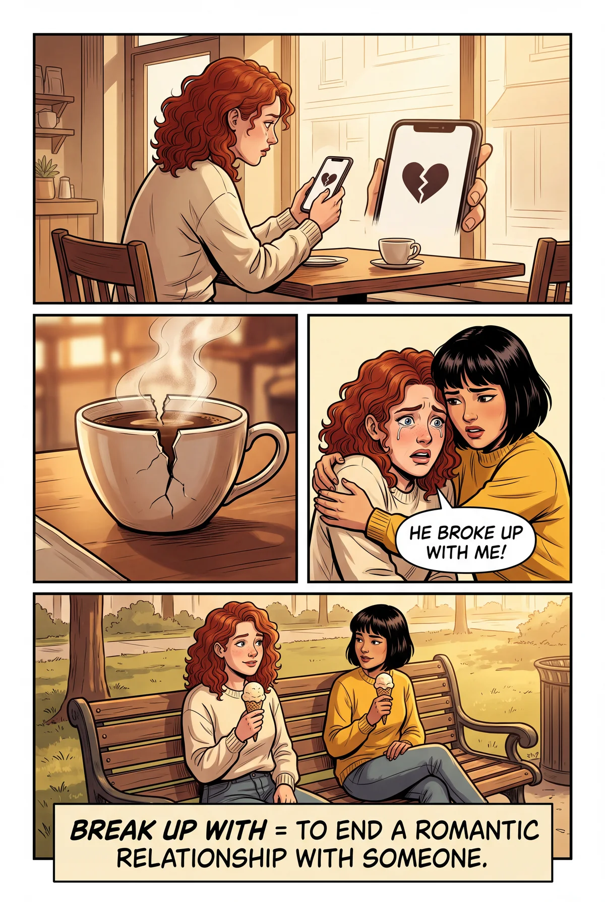 break up with
