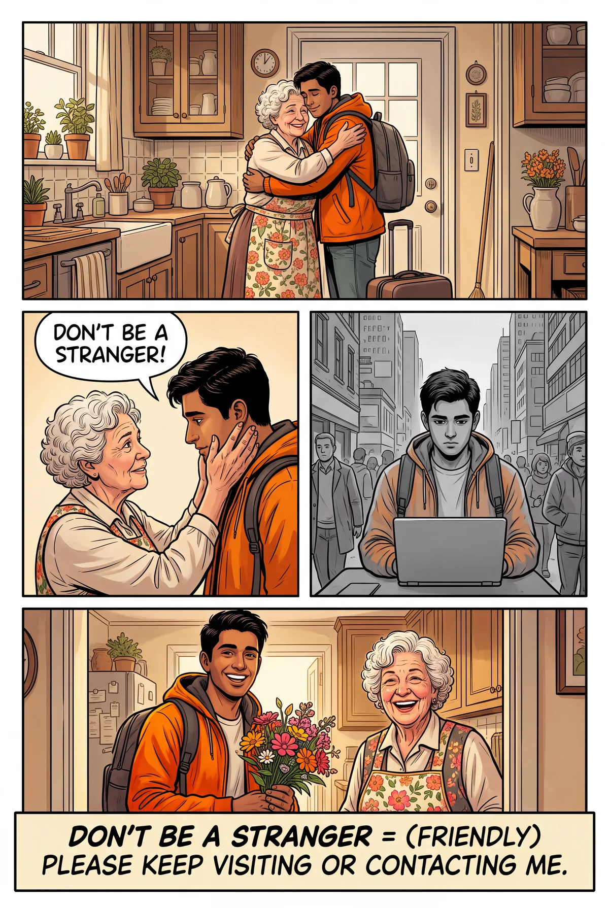 don't be a stranger