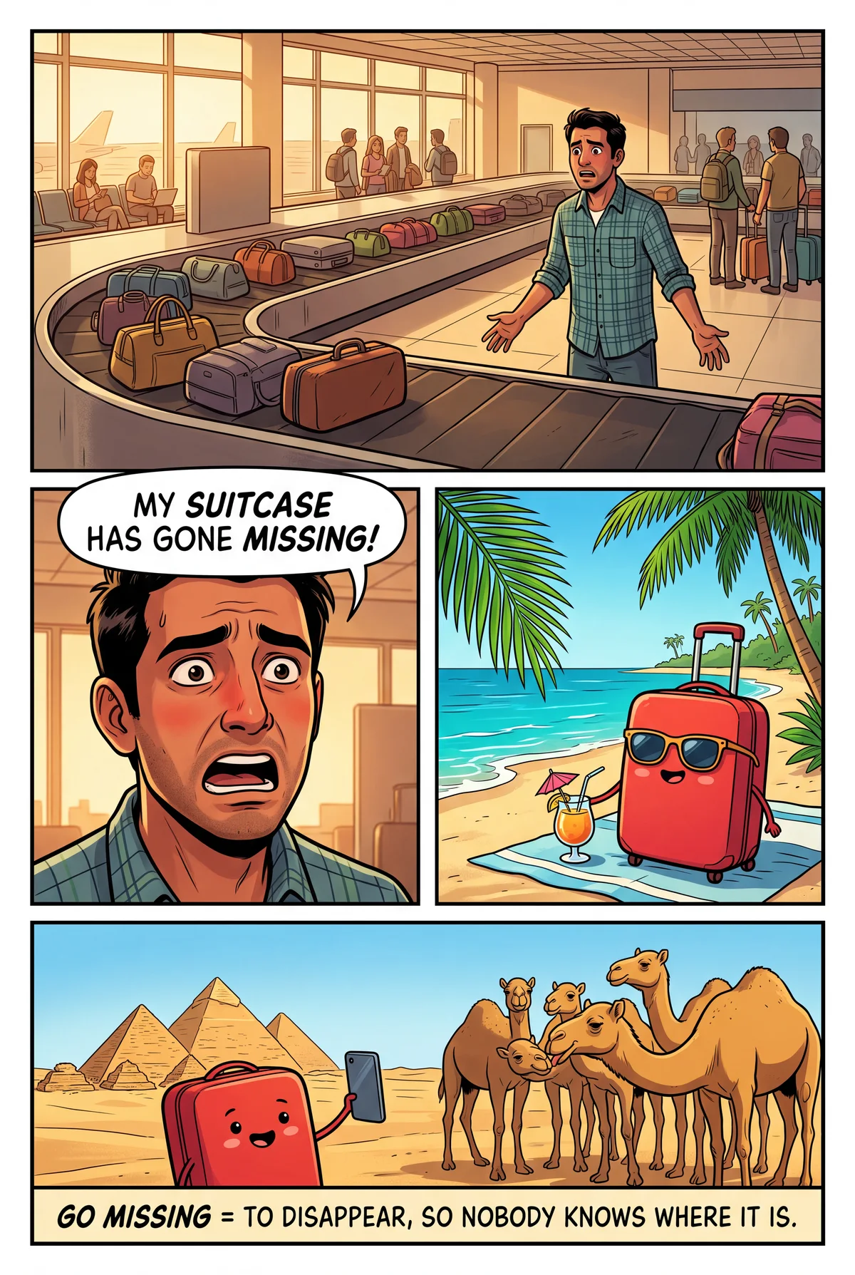 go missing