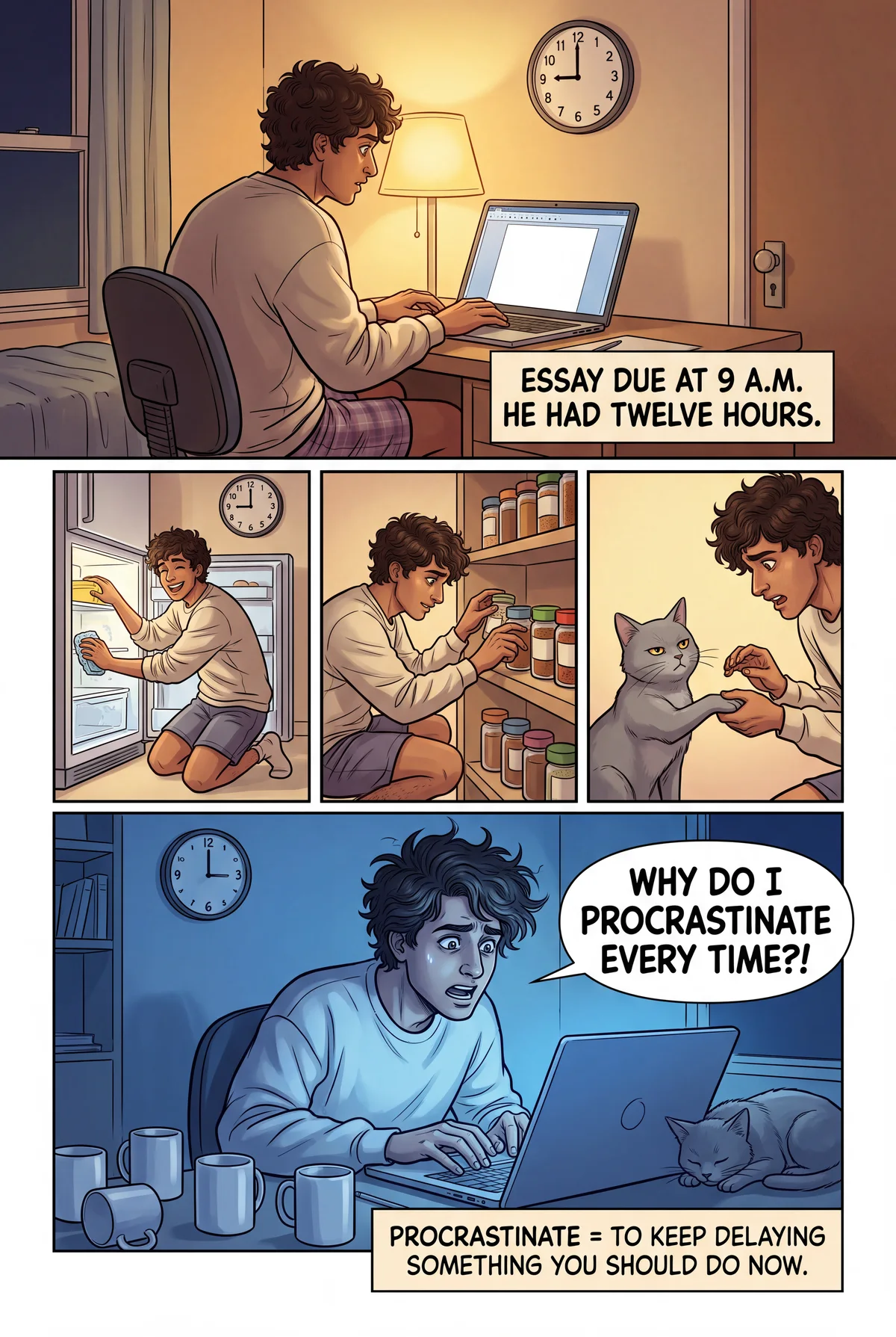 procrastinate