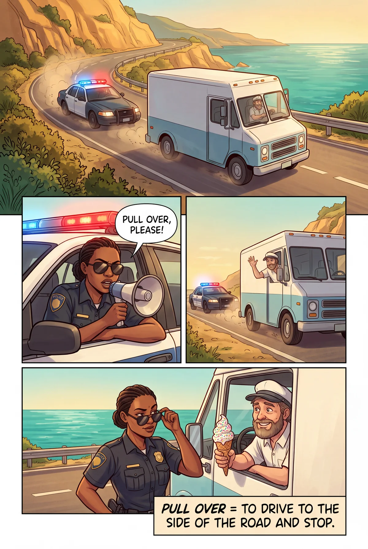 pull over