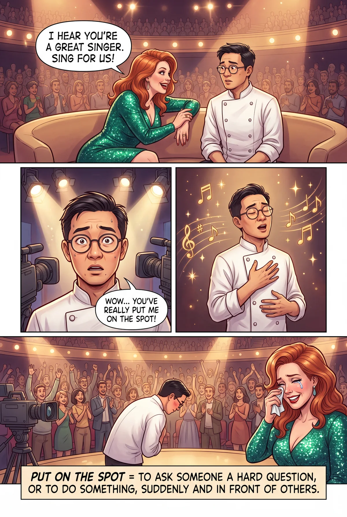 put on the spot