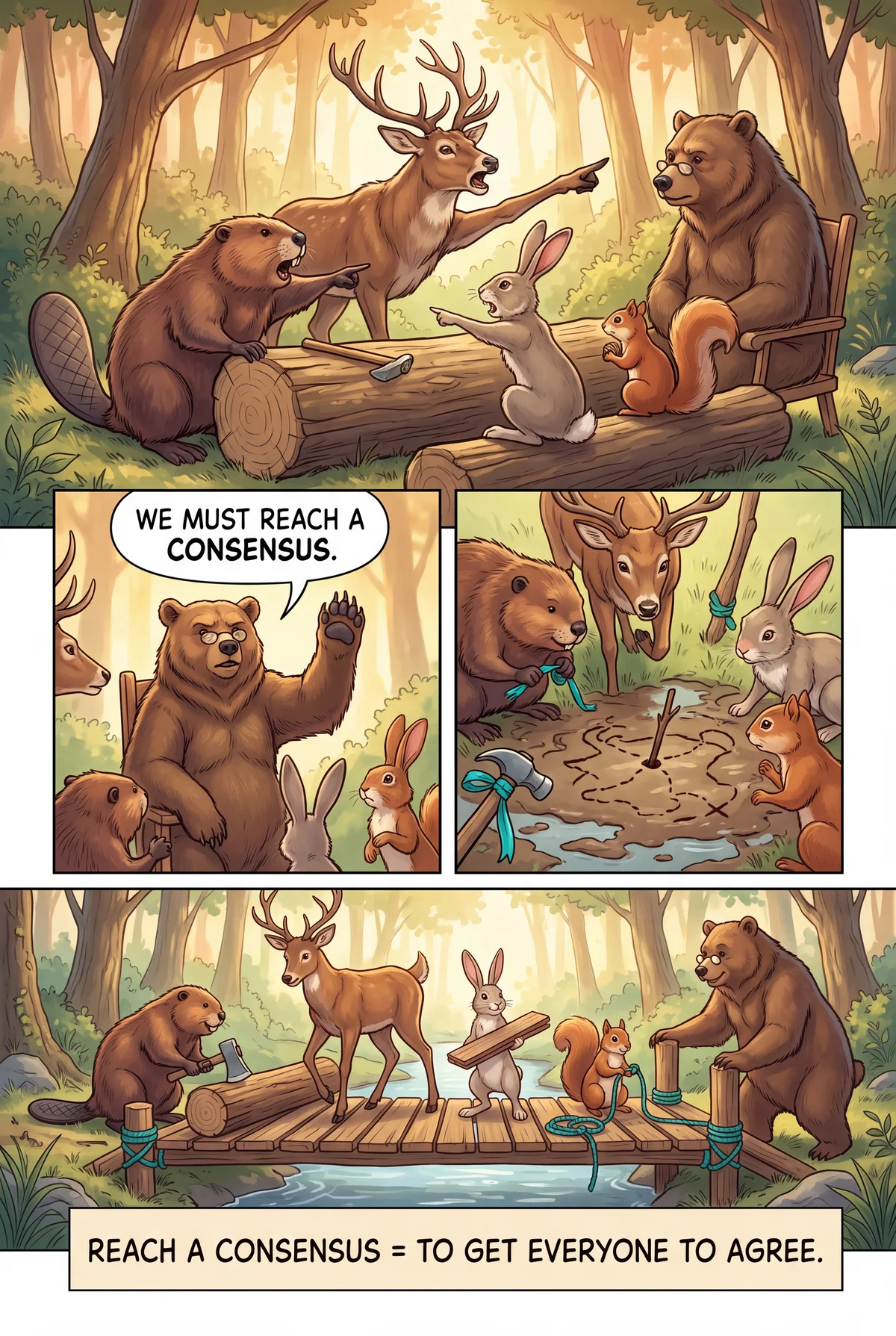 reach a consensus
