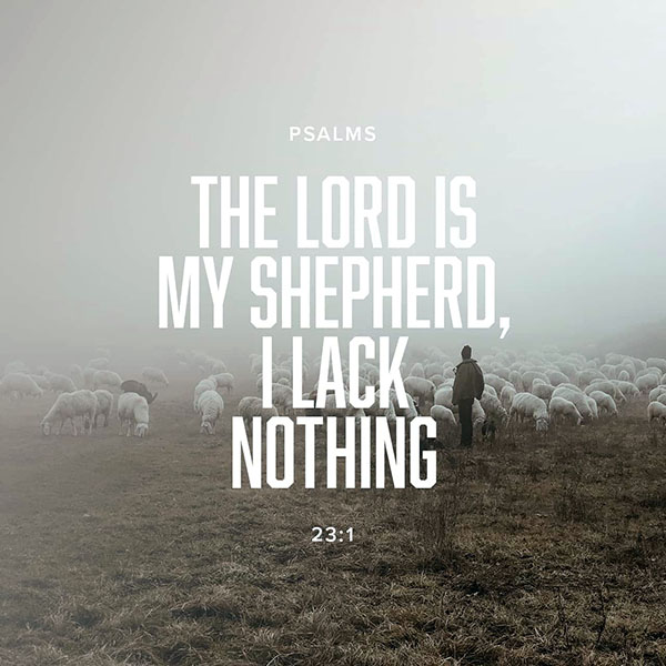 Scripture artwork for Psalms 23:1-2