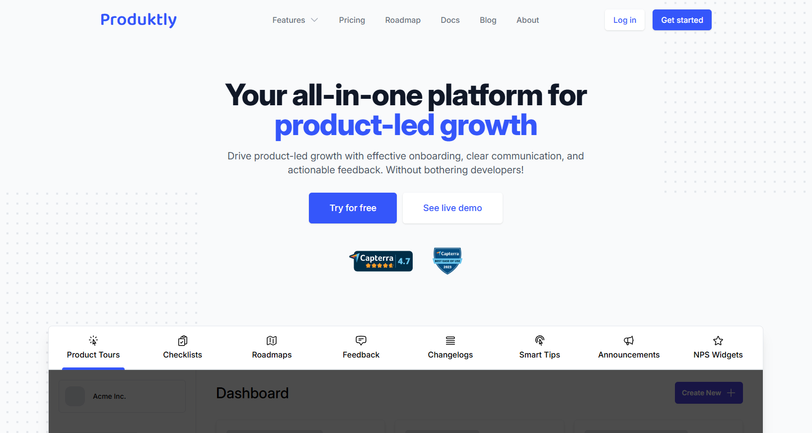 Produktly - Main product screenshot