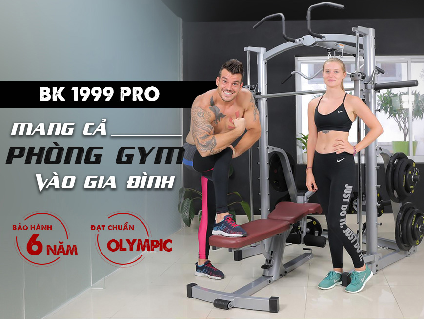 Giàn tạ đa năng Hà Nội giá tốt, chính hãng 100%	