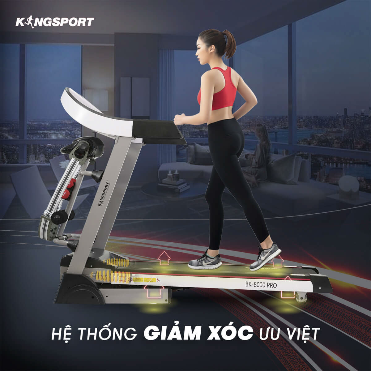 Hệ thống giảm xóc BK-8000 Pro