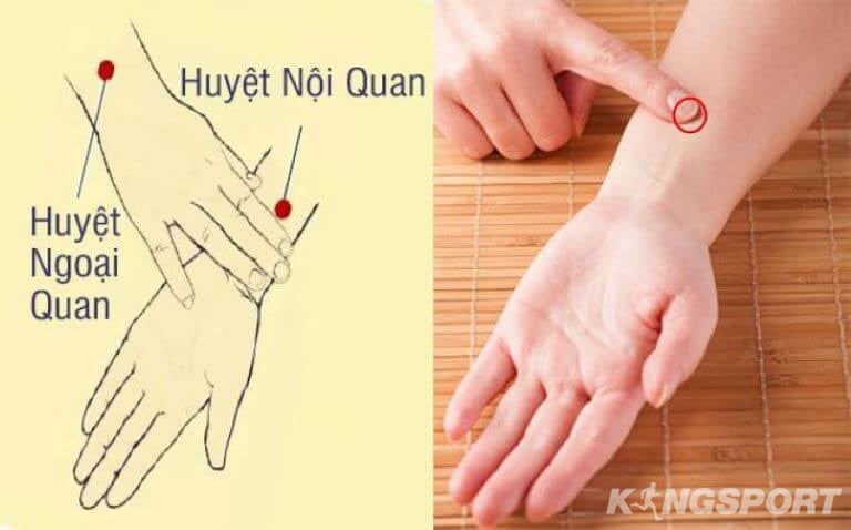 Bấm huyệt nội quan chữa mất ngủ