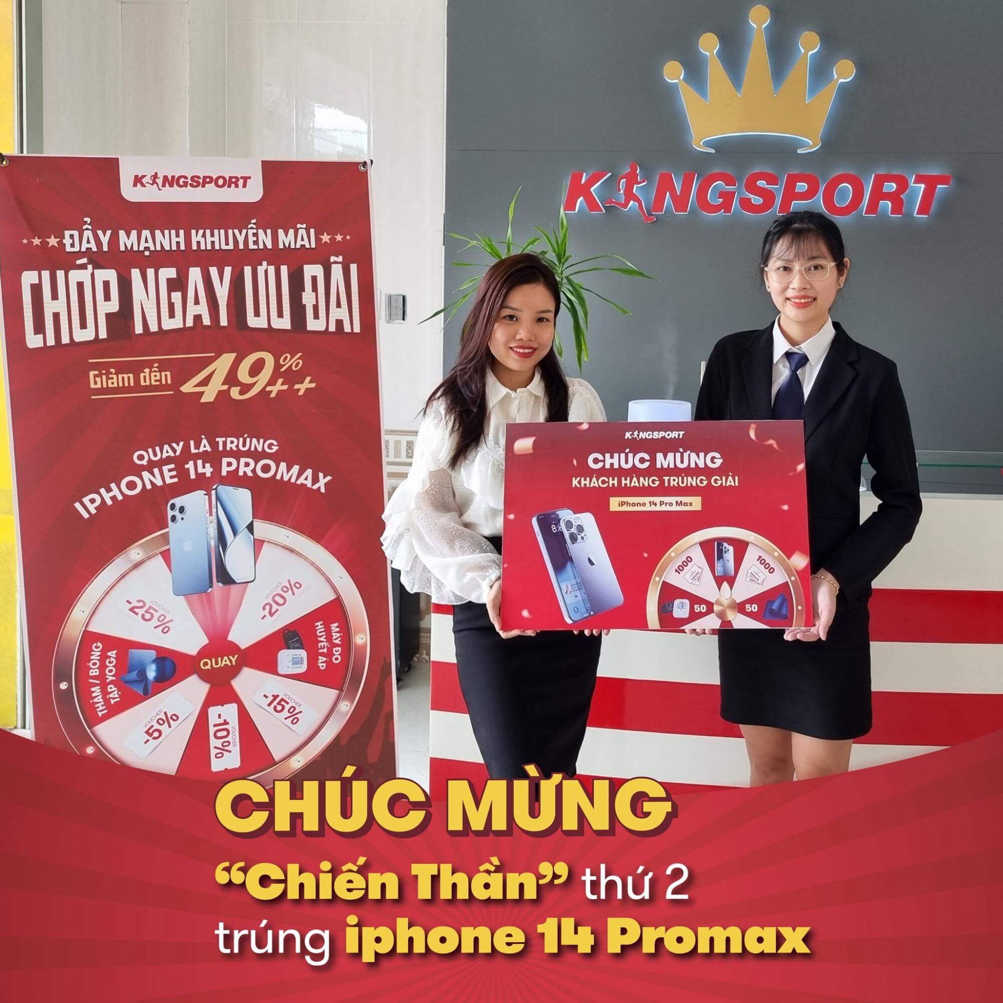 CÔNG BỐ KẾT QUẢ KHÁCH HÀNG TRÚNG GIẢI IPHONE 14 PRO MAX CỦA CHƯƠNG TRÌNH 